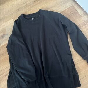 Aerie Black Crew Neck Sweatshirt
